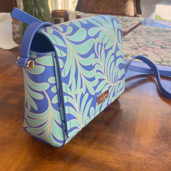 Kate Spade Blue Arbour Hill Seafern Crossbody Bag - Picture 4 of 12
